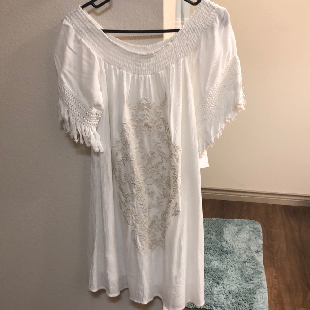 White summer dress